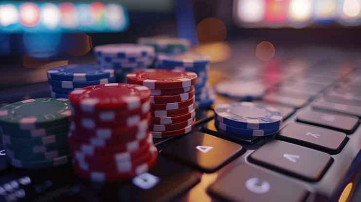 Texas Hold'em Bonus table on topgun77 login showing player hole cards and community cards